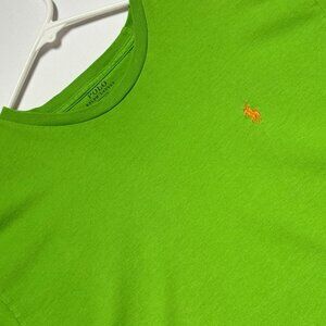 Polo‎ Ralph Lauren Mens Green Crewneck T-Shirt Size S/P Excellent